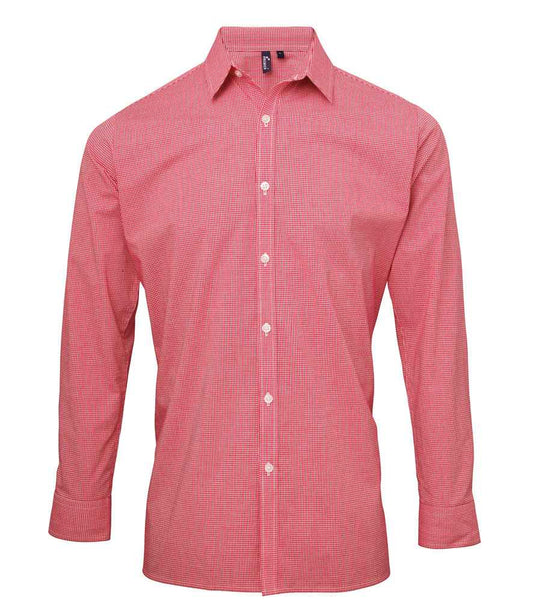 Premier Gingham Long Sleeve Shirt - FRONT