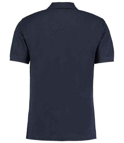 Kustom Kit Klassic Slim Fit Poly/Cotton Piqué Polo Shirt - BACK