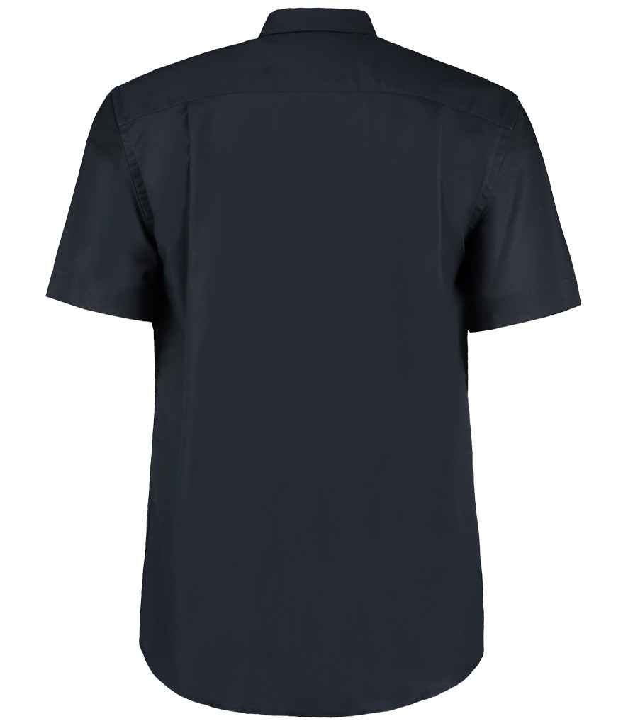 Kustom Kit Short Sleeve Classic Fit Workwear Oxford Shirt - BACK