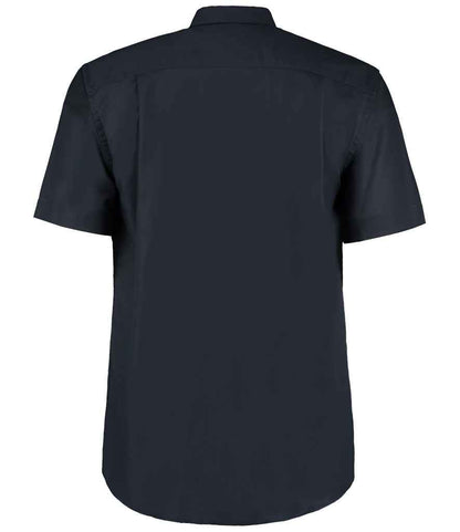 Kustom Kit Short Sleeve Classic Fit Workwear Oxford Shirt - BACK