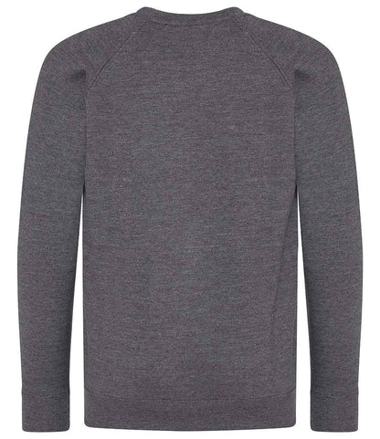 AWDis Academy Kids Raglan Sweatshirt - Charcoal (AC001B)