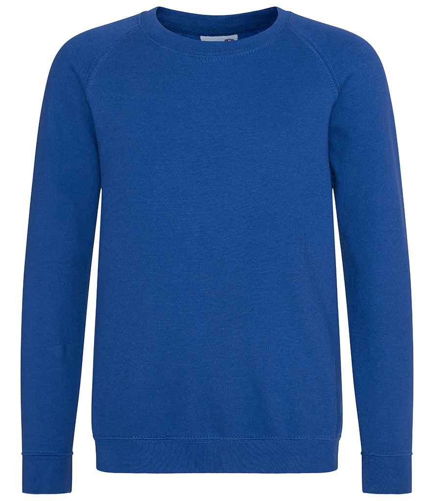 AWDis Academy Kids Raglan Sweatshirt - Deep Royal (AC001B)