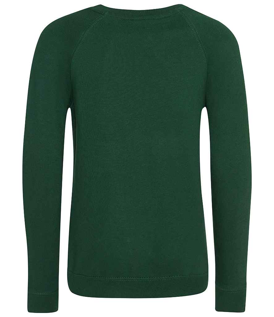 AWDis Academy Kids Raglan Sweatshirt - Green (AC001B)