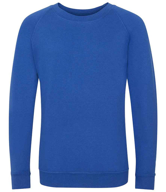 AWDis Academy Kids Raglan Sweatshirt - Royal Blue (AC001B)