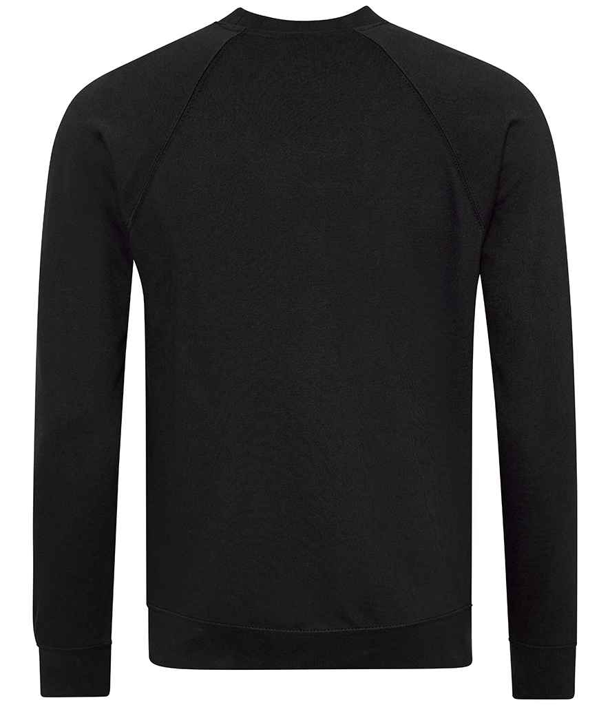AWDis Academy Senior Raglan Sweatshirt - Black (AC001)