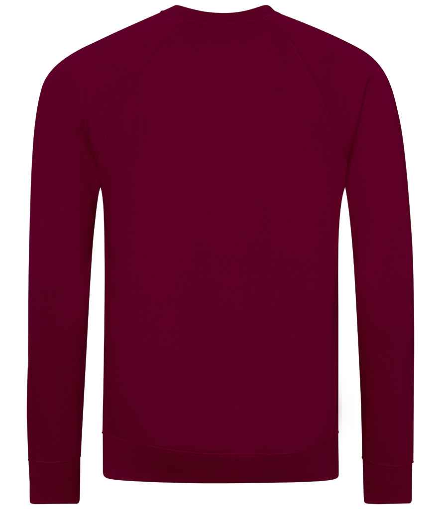 AWDis Academy Senior Raglan Sweatshirt - Burgundy (AC001)