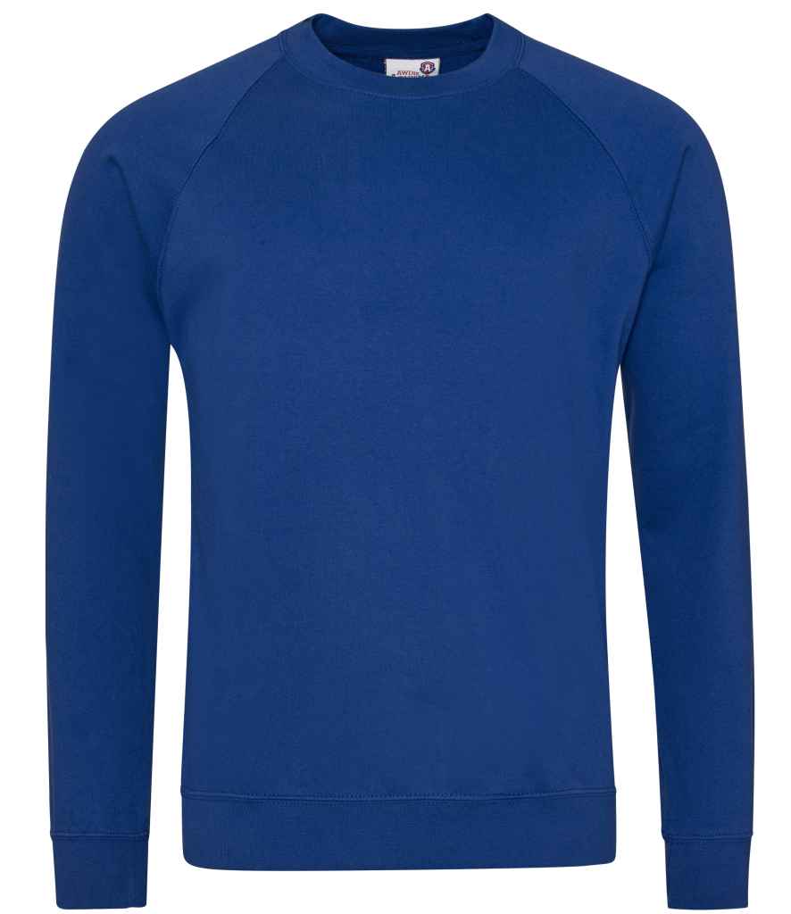 AWDis Academy Senior Raglan Sweatshirt - Deep Royal (AC001)