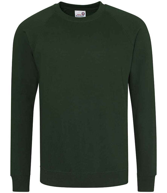 AWDis Academy Senior Raglan Sweatshirt - Green (AC001)