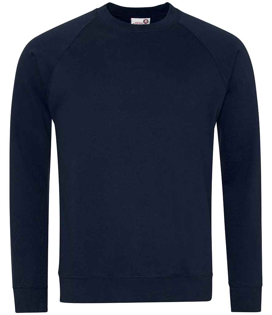 AWDis Academy Senior Raglan Sweatshirt - Navy (AC001)