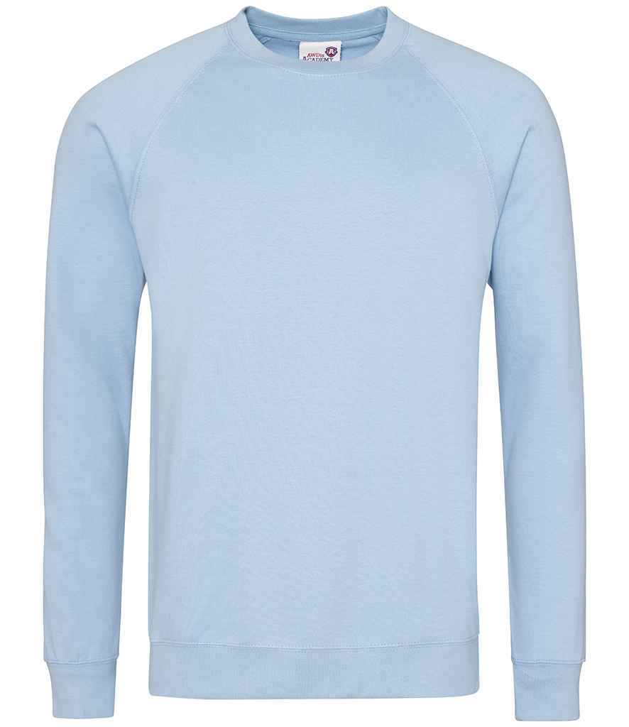 AWDis Academy Senior Raglan Sweatshirt - Sky Blue (AC001)