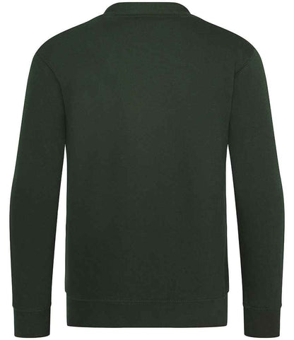 AWDis Academy Kids Sweat Cardigan - Green (AC002B)