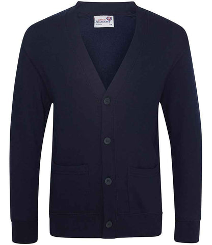 AWDis Academy Kids Sweat Cardigan - Navy (AC002B)