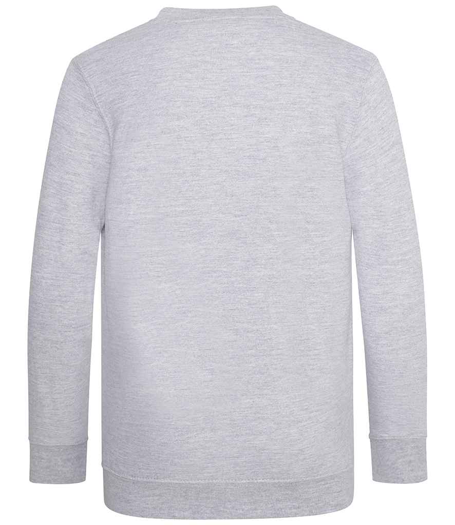 AWDis Academy Kids V Neck Sweatshirt - Grey (AC003B)