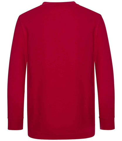 AWDis Academy Kids V Neck Sweatshirt - Red (AC003B)