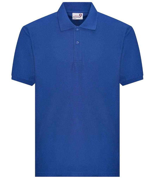 AWDis Academy Senior Piqué Polo Shirt - Royal Blue (AC004)