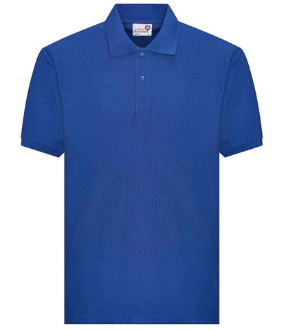 AWDis Academy Senior Piqué Polo Shirt - Royal Blue (AC004)