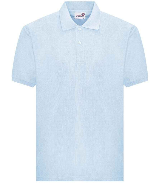 AWDis Academy Senior Piqué Polo Shirt - Sky Blue (AC004)