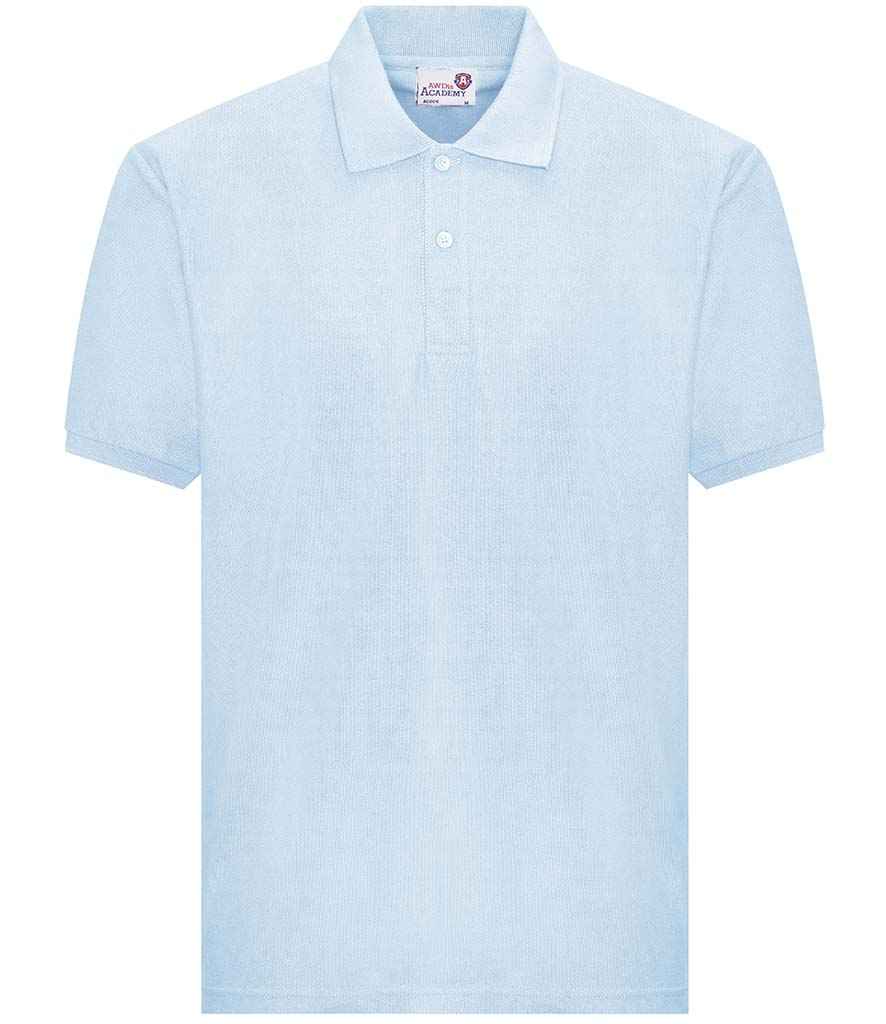AWDis Academy Senior Piqué Polo Shirt - Sky Blue (AC004)