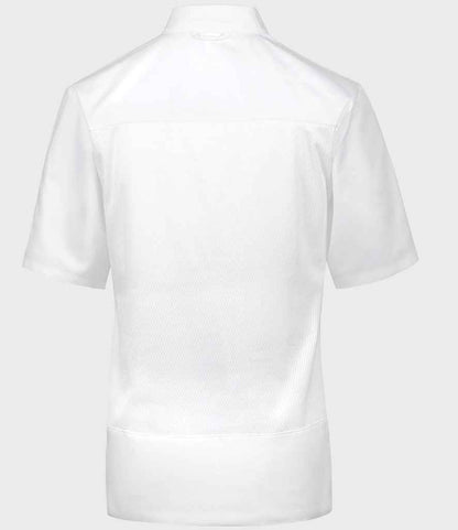 Dennys Short Sleeve Chef's Jacket - White (AF002)