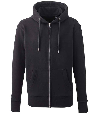 Anthem Organic Full Zip Hoodie - Black (AM02)