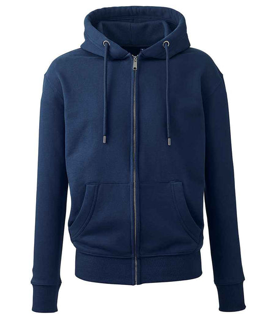 Anthem Organic Full Zip Hoodie - Navy (AM02)