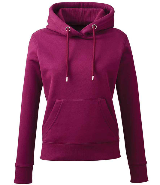 Anthem Ladies Organic Hoodie - Burgundy (AM03)