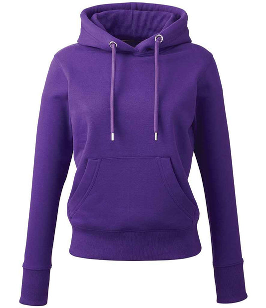 Anthem Ladies Organic Hoodie - Purple (AM03)