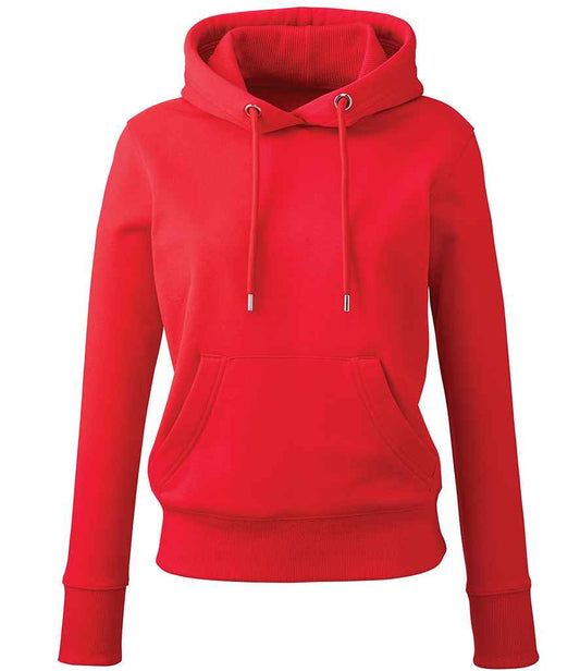Anthem Ladies Organic Hoodie - Red (AM03)