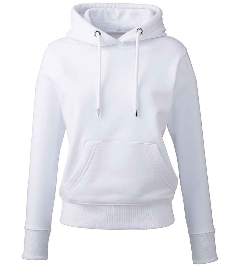 Anthem Ladies Organic Hoodie - White (AM03)