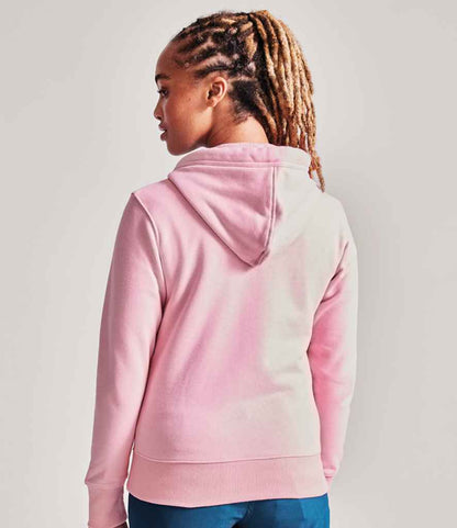 Anthem Ladies Organic Full Zip Hoodie - Pink (AM04)