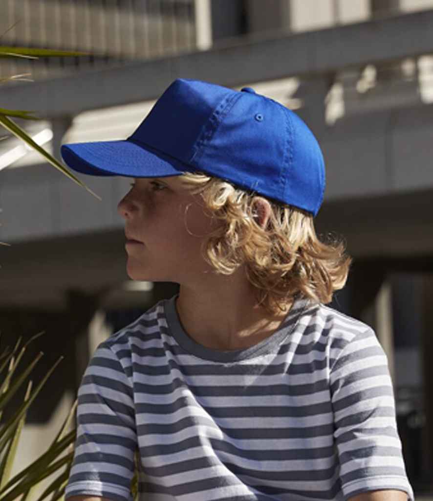 Beechfield Kids Original 5 Panel Cap - Bright Royal (BB10B)