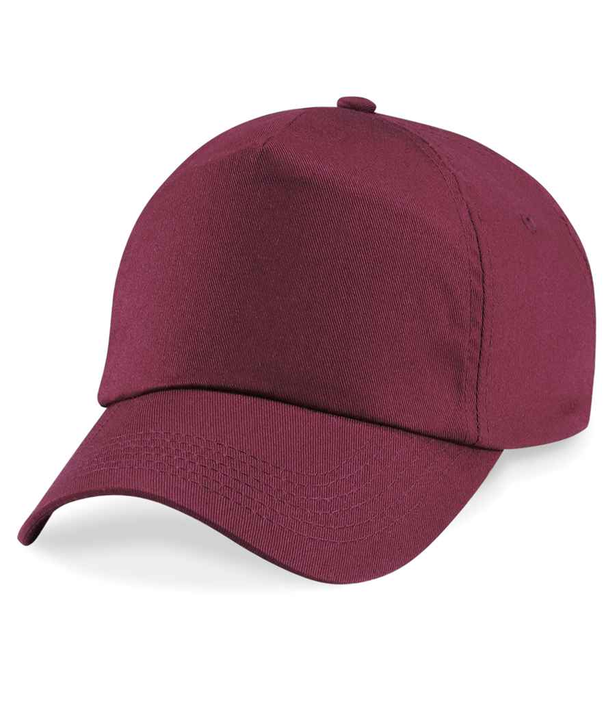 Beechfield Kids Original 5 Panel Cap - Burgundy (BB10B)