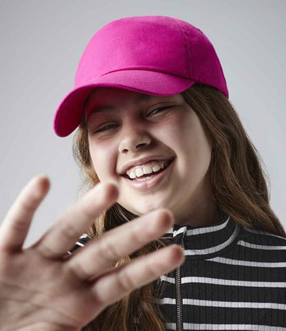 Beechfield Kids Original 5 Panel Cap - Fuchsia (BB10B)
