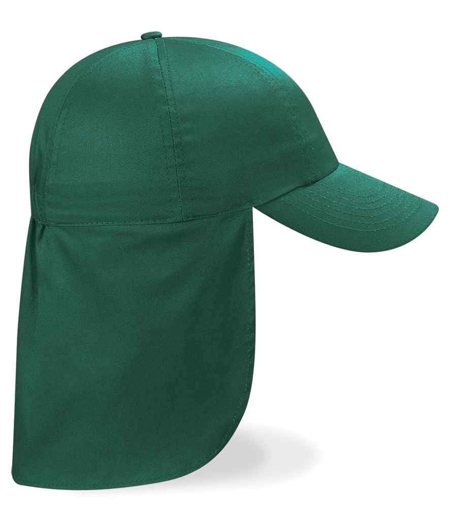Beechfield Kids Legionnaire Style Cap - Bottle Green (BB11B)