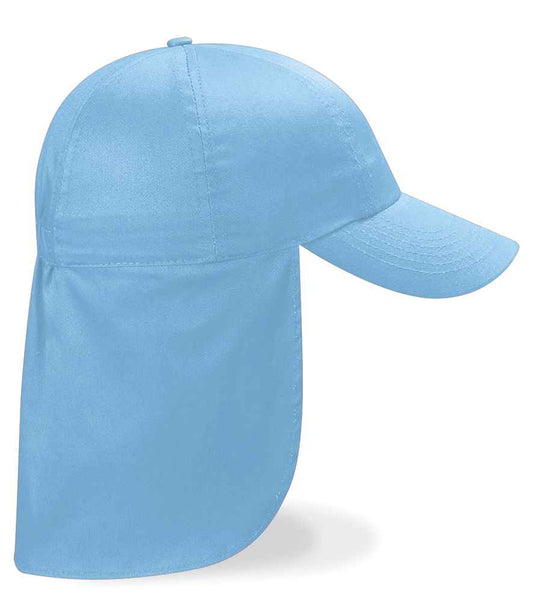 Beechfield Kids Legionnaire Style Cap - Sky Blue (BB11B)