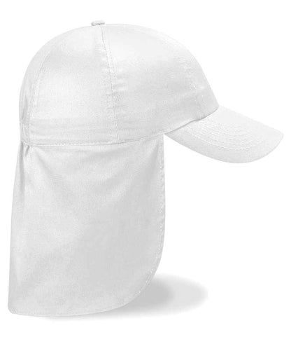Beechfield Kids Legionnaire Style Cap - White (BB11B)