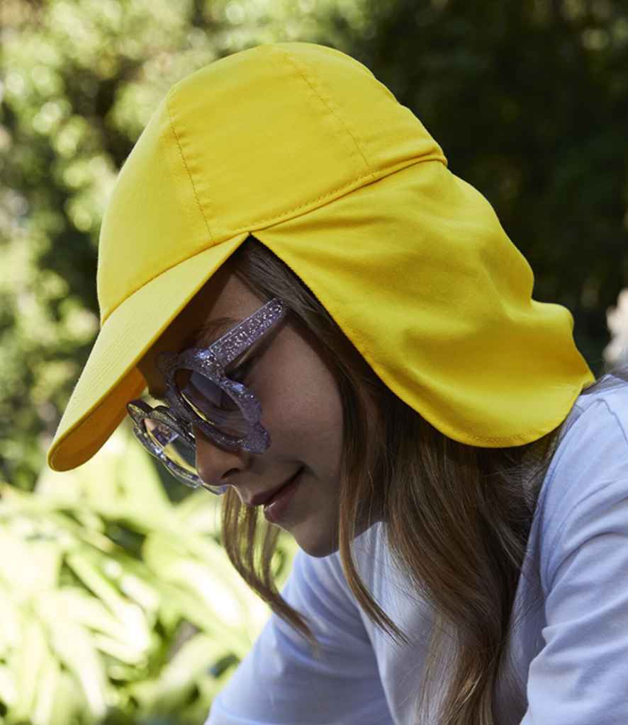 Beechfield Kids Legionnaire Style Cap - Yellow (BB11B)
