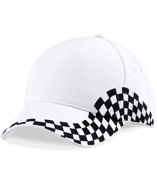 Beechfield Grand Prix Cap - White (BB159)