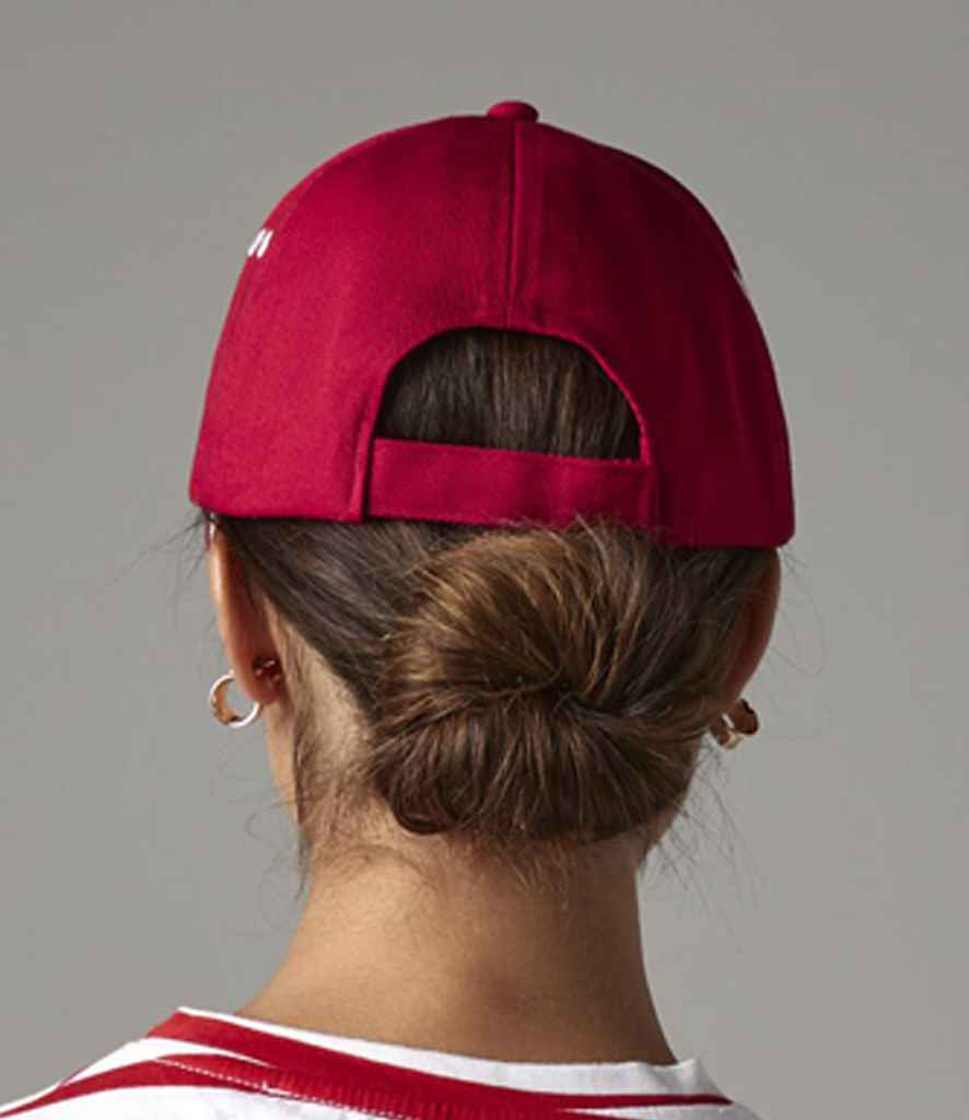 Beechfield Ultimate 5 Panel Cap with Sandwich Peak - Classic Red/White (BB15C)