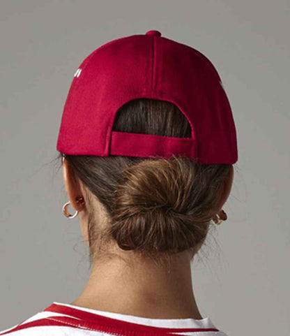 Beechfield Ultimate 5 Panel Cap with Sandwich Peak - Classic Red/White (BB15C)