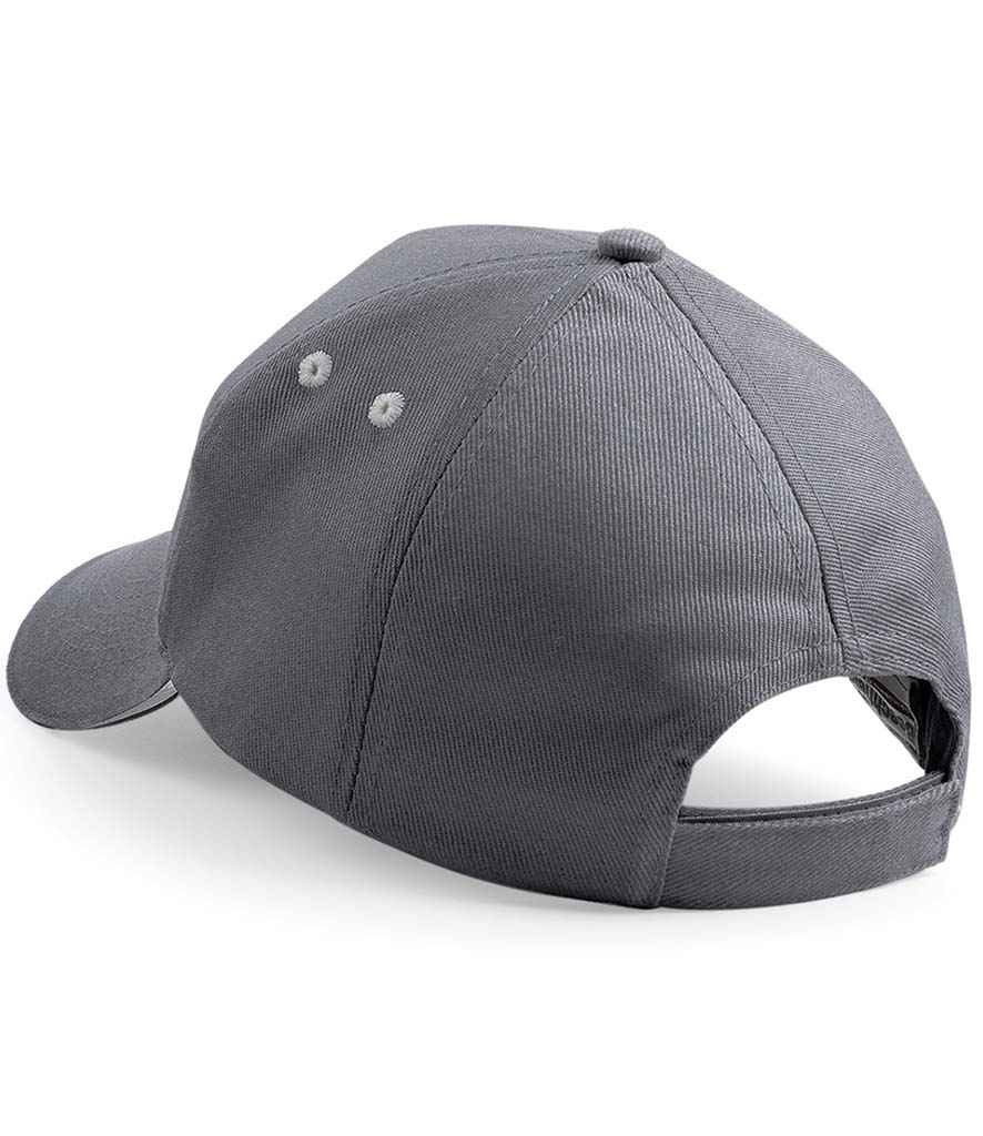 Beechfield Ultimate 5 Panel Cap with Sandwich Peak - Graphite Grey/Oyster Grey (BB15C)