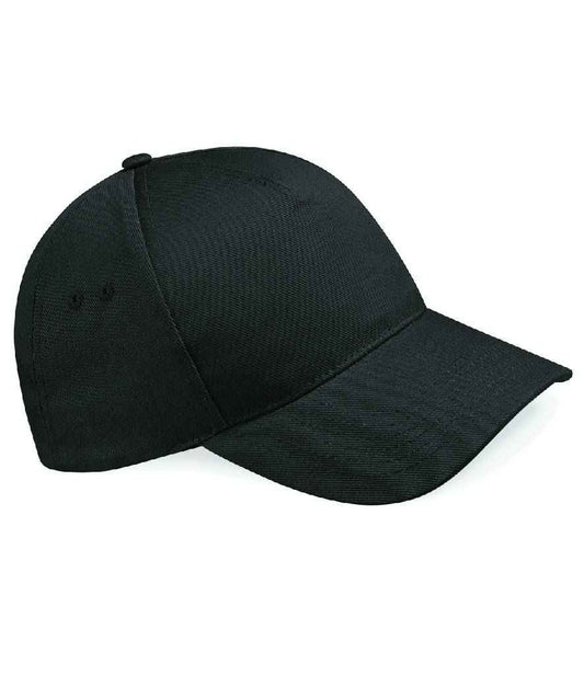 Beechfield Ultimate 5 Panel Cap - Black (BB15)
