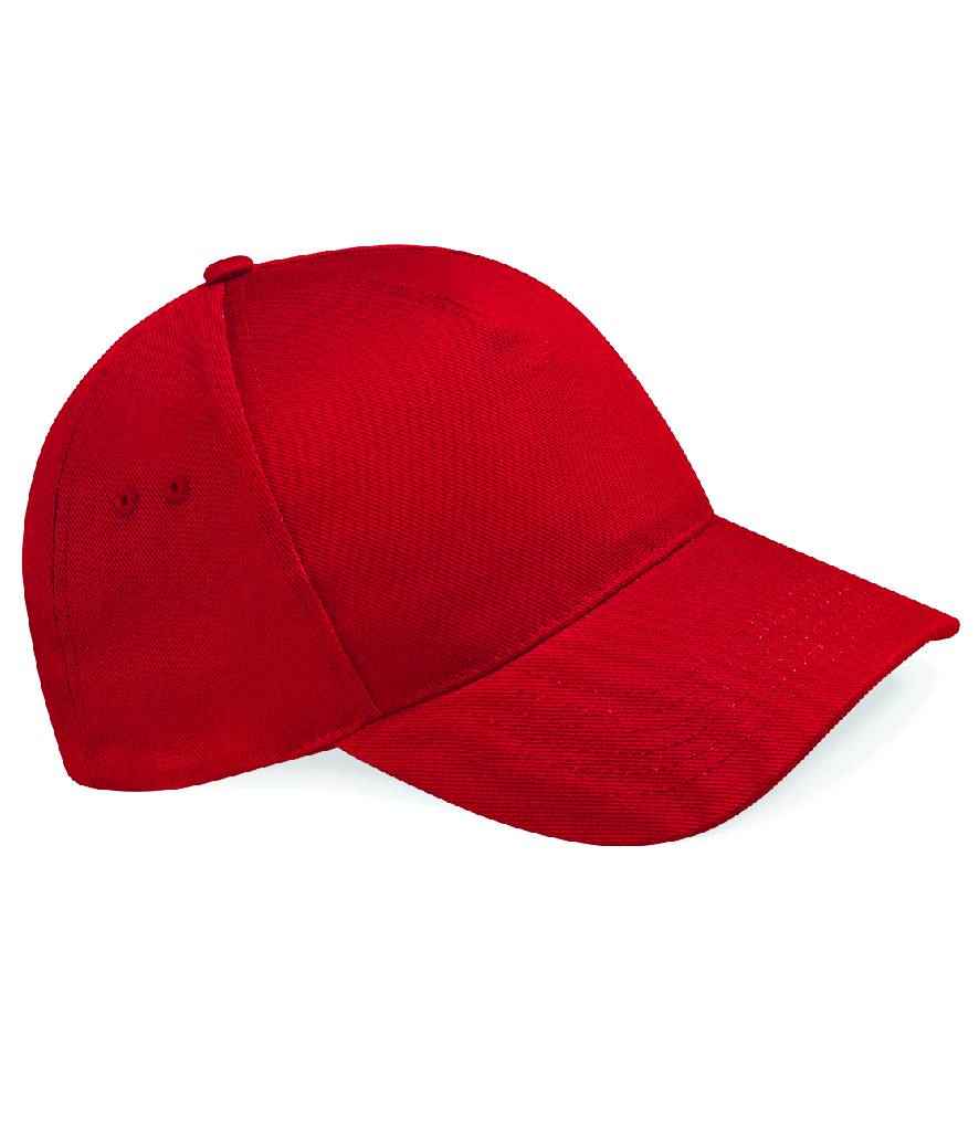 Beechfield Ultimate 5 Panel Cap - Classic Red (BB15)