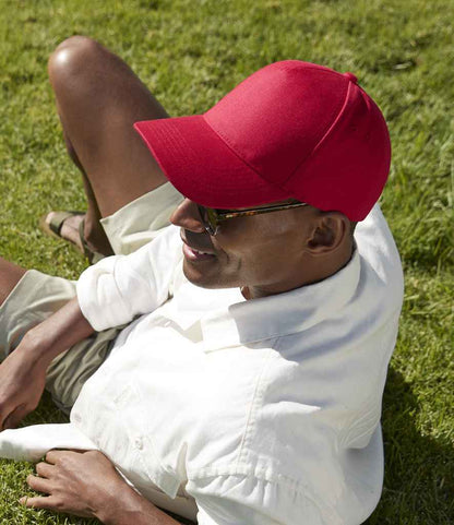 Beechfield Ultimate 5 Panel Cap - Classic Red (BB15)
