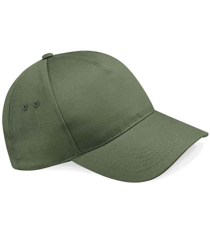 Beechfield Ultimate 5 Panel Cap - Olive Green (BB15)