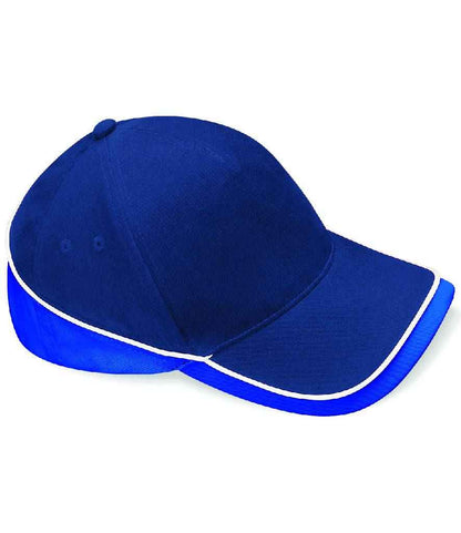 Beechfield Teamwear Competition Cap - French Navy/Bright Royal/White (BB171)