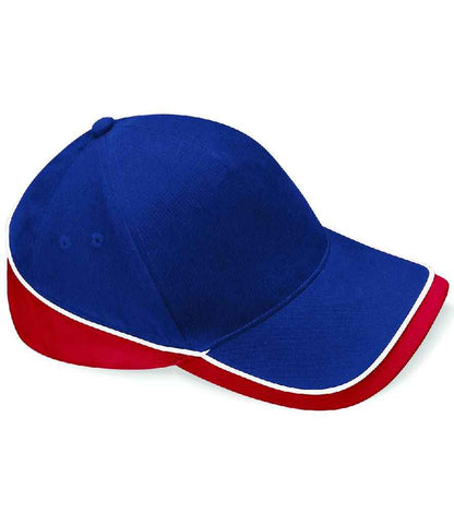 Beechfield Teamwear Competition Cap - French Navy/Classic Red/White (BB171)