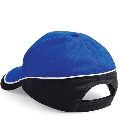 Beechfield Teamwear Competition Cap - Bright Royal/Black/White (BB171)