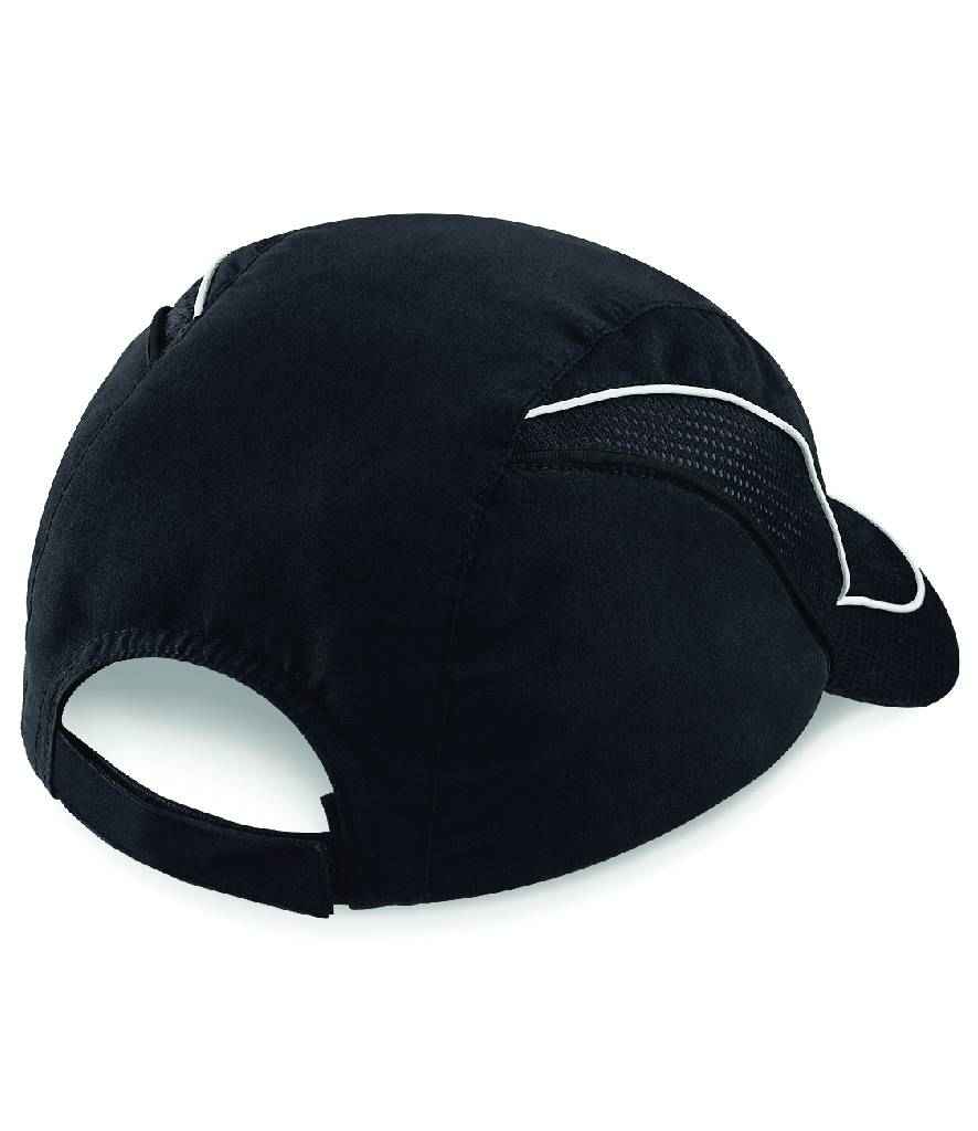 Beechfield Coolmax® Flow Mesh Cap - Black (BB182)