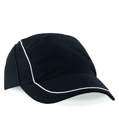 Beechfield Coolmax® Flow Mesh Cap - Black (BB182)